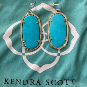 Kendra Scott Turquoise Danielle Earrings